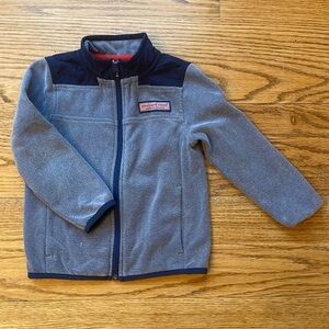 Vineyard Vines navy zip up pullover